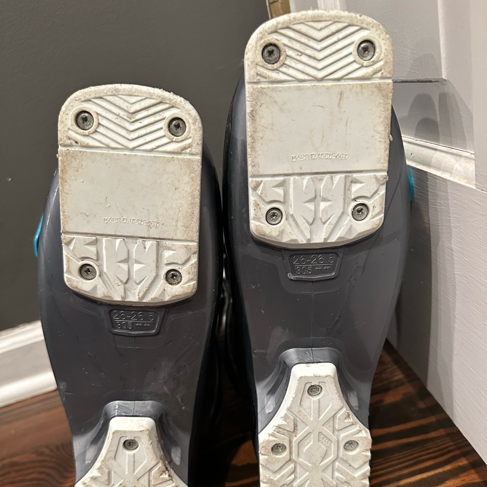 Great Cond. Womens Nordica Speedmachine 75 Ski Boots 26-26.5 (9-10) Adjust Calf - Picture 6 of 6
